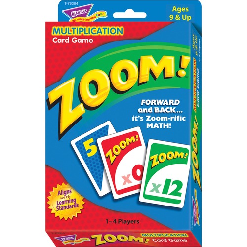 Trend Enterprises  Math Card Game, Ages 9-Up, 100 Cards, Multi