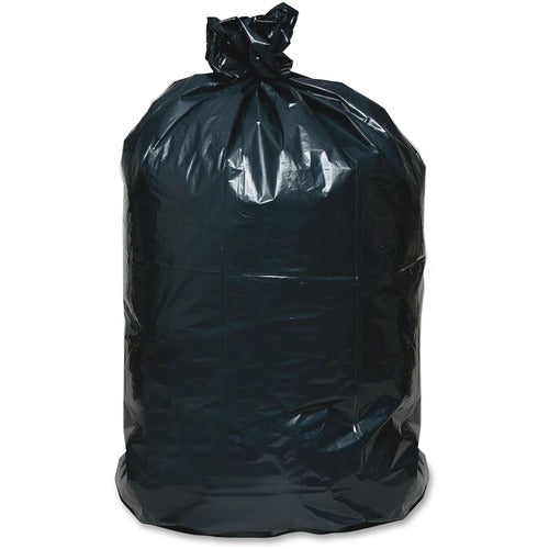 Webster  Can Liners, 1.25mil, 56 Gal, 43"x48", 100/CT, BK