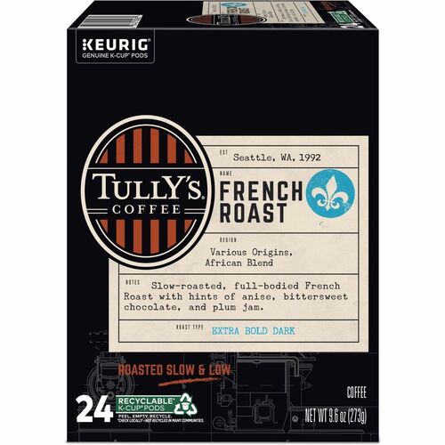 Green Mountain  Coffee,French Roast,Dark Roast,K-Cup,24/BX,Brown-GMT192619