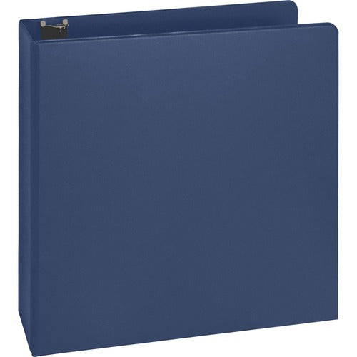 Business Source  Binder, Round Rings, 2" Cap, 8-1/2"x11", Dark Blue
