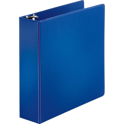 Business Source  Binder, Round Rings, 3" Cap, 8-1/2"x11", Dark Blue