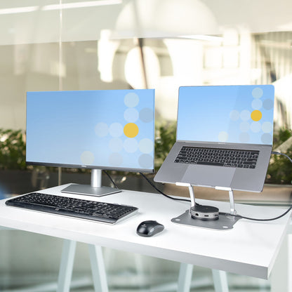 StarTech.com ADJ-LAPTOP-RISER laptop stand Silver