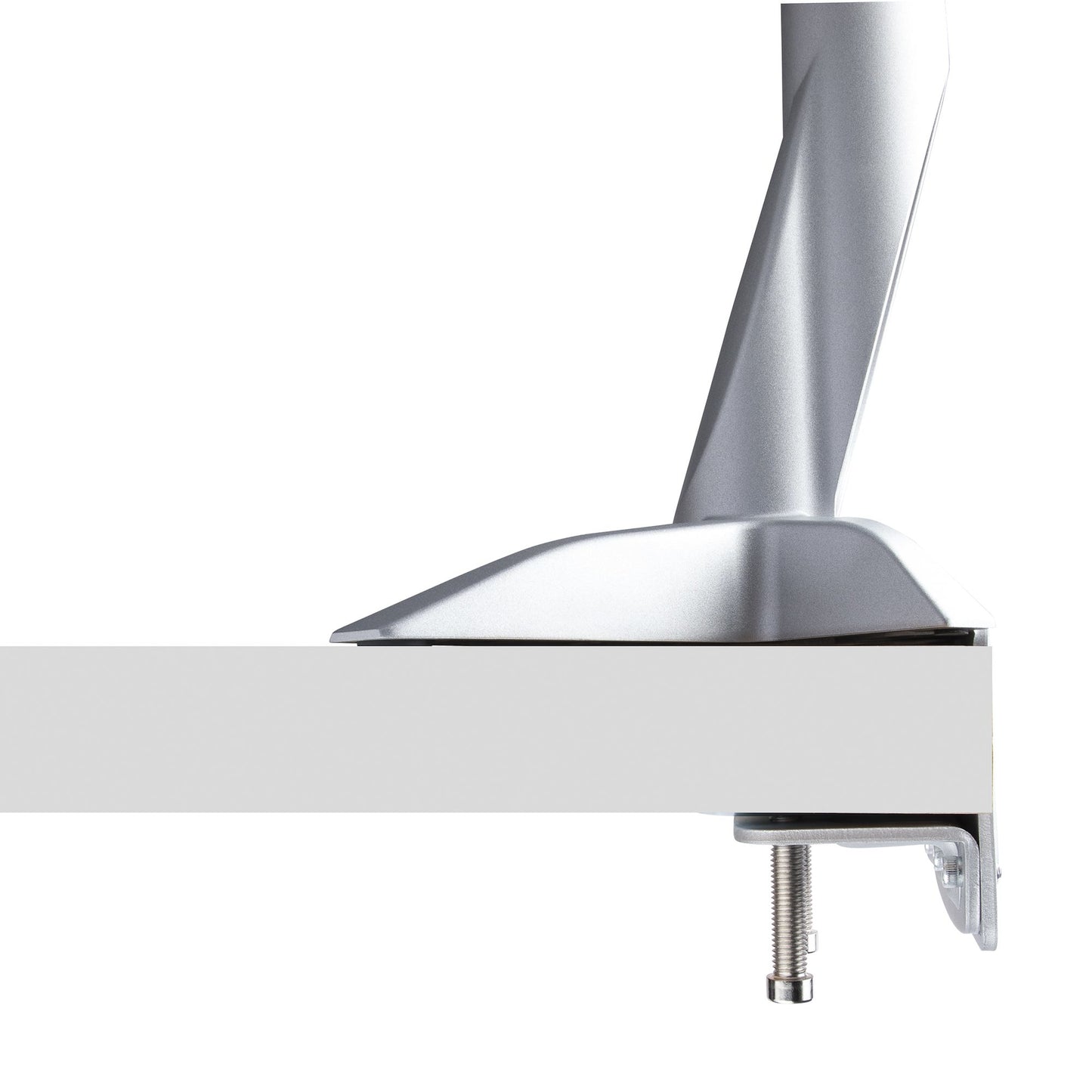 StarTech.com Sit-Stand Monitor Arm with Keyboard/Mouse Tray - Adjustable Desk Mount Sit-Stand Workstation Arm for Single 27" VESA Display - Ergonomic Articulating Standing Desk Converter
