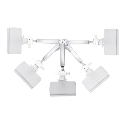 StarTech.com Sit-Stand Monitor Arm with Keyboard/Mouse Tray - Adjustable Desk Mount Sit-Stand Workstation Arm for Single 27" VESA Display - Ergonomic Articulating Standing Desk Converter
