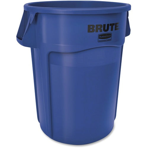 Rubbermaid Commercial Products  Waste Container, Brute, w/Handles, 44 Gallon, Blue