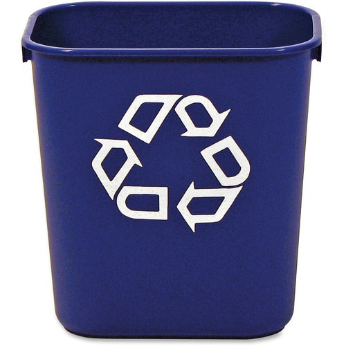 Rubbermaid Commercial Products  Recycling Container, 13 Qrt, 8-1/5"x11-2/5"x12-1/10", BE