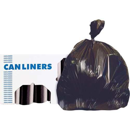 Heritage Bag Company  Can Liner,Accufit,55 Gal,0.9mil,40"x53",20/RL,5/CT,Black-HERH8053TKR01
