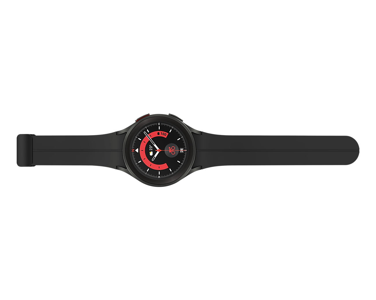 Samsung Galaxy Watch5 Pro SM-R920N 1.4" OLED 45 mm Digital 450 x 450 pixels Touchscreen Black Wi-Fi GPS (satellite)
