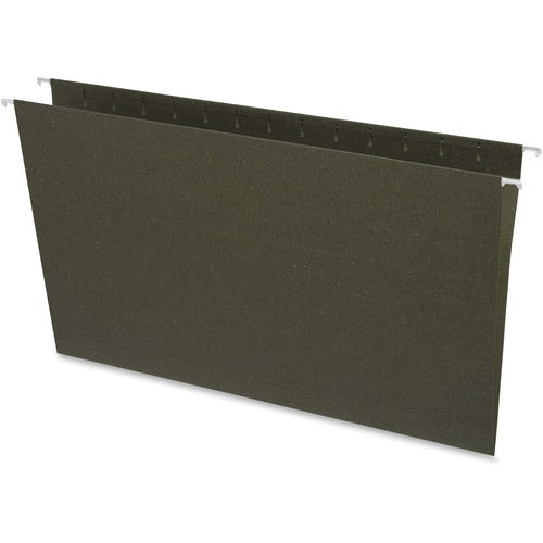 Business Source  Hanging Folders, No Tabs, Legal, 25/BX, Green