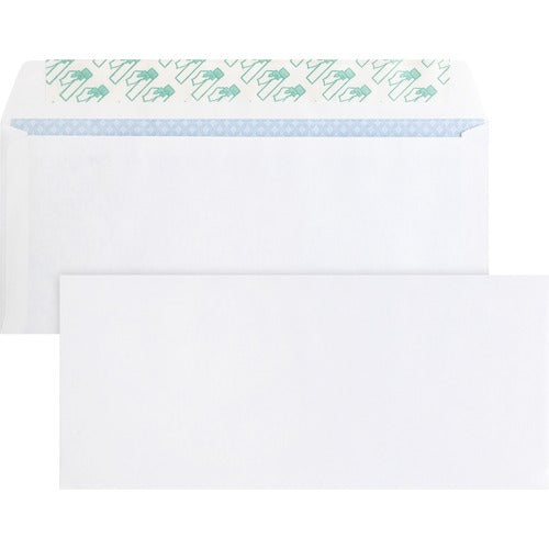 Business Source  Peel/Seal Envelopes, No.10, Tint, 4-1/8"x9-1/2", 500/BX, WE