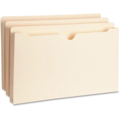 Business Source  File Pocket,Straight Tab,1" Exp.,200 Cap.,Legal,50/BX,MLA