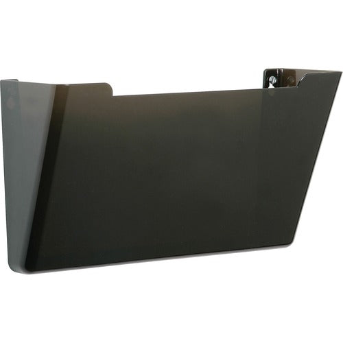SKILCRAFT  Wall Hanging File, Vertical, 13-1/2"x4"x7-1/4", Smoke