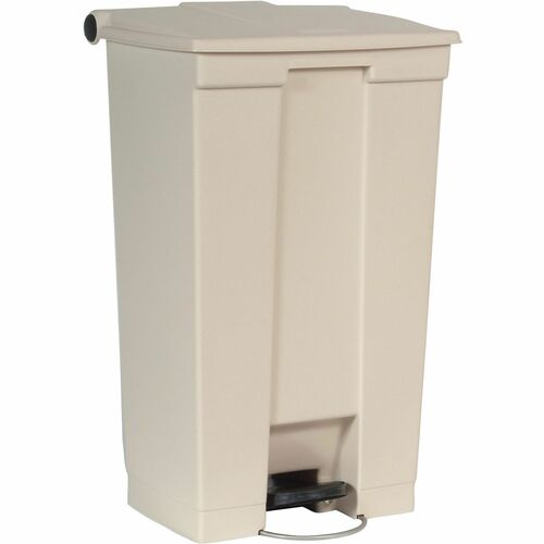 Rubbermaid Commercial Products  Waste Container,Step-on,23 Gal,19-7/8"x16-1/2"x32-3/5",Beige