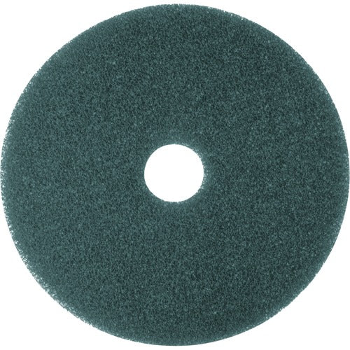 3M  Scrubbing Pads, 12", 5/CT, Blue