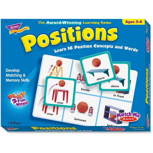Trend Enterprises  Matching Game, Positions, Ages 3-6, Multi