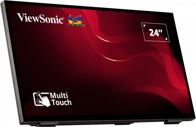 Viewsonic TD2465 signage display Interactive flat panel 24" LED 250 cd/m² Full HD Black Touchscreen