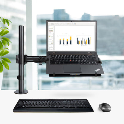 StarTech.com A-LAPTOP-DESK-MOUNT laptop stand Laptop arm Black 34"