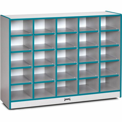 Jonti-Craft, Inc.  Cubbie Storage Unit,25 Bin,No Trays,29-1/2"x48"x15",TL Edge