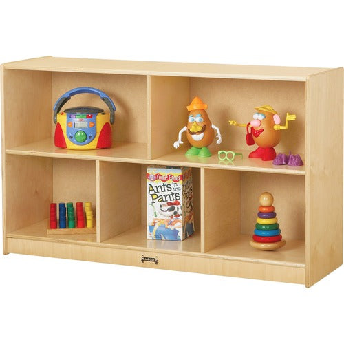 Jonti-Craft, Inc.  Single Mobile Storage Unit, 48"x15"x29-1/2", Light Woodgrain