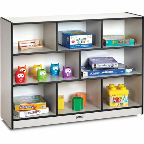Jonti-Craft, Inc.  Mobile Single Storage,Super Sized,35.5"x48"x15",Black