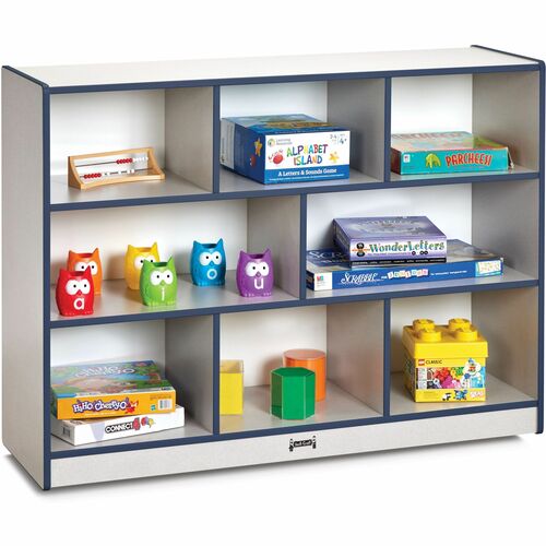 Jonti-Craft, Inc.  Mobile Single Storage,Super Sized,35.5"x48"x15",Navy