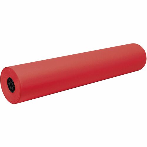 Pacon  Art Roll, Paper, Flame-Retardant, 36"x1000', Red