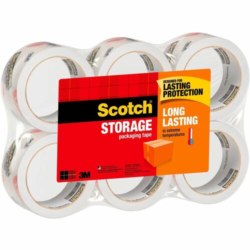 3M  Moving/Storage Tape,Rolls, 1-7/8"x54.6 Yds., 6 Rolls/PK, CL