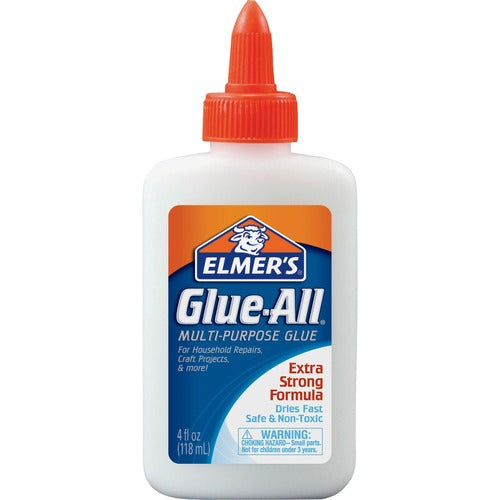 Elmer's  Multipurpose Glue, Nontoxic, Plastic Bottle, 4 oz.-EPIE1322