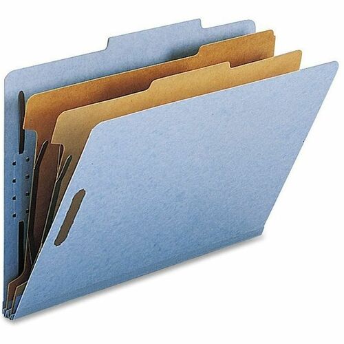 Nature Saver  Classification Folders,w/ Fstnrs,2 Dvdrs,Legal,10/BX,BE