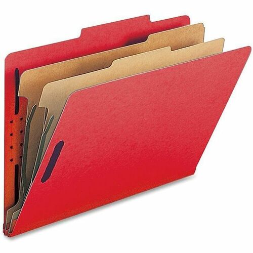 Nature Saver  Classification Folders,w/ Fstnrs,2 Dvdrs,Legal,10/BX,BRD