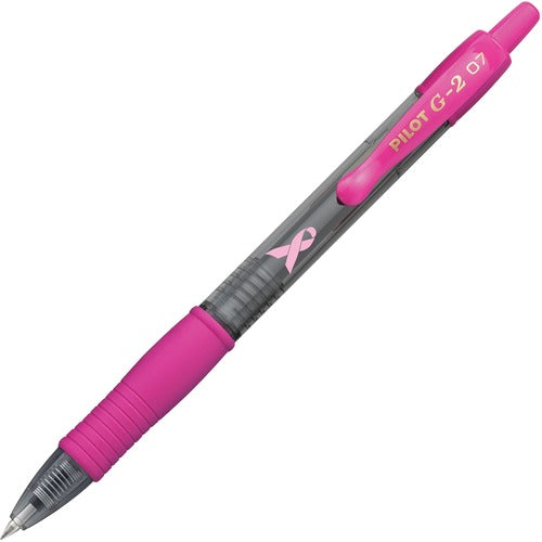 Pilot  Gel Pen,Rolling Ball,Retractable, Fine Pt,PK/Barrel, BK/Ink