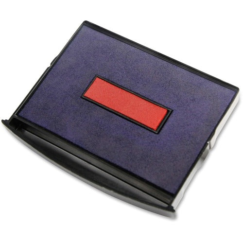Consolidated Stamp Mfg.,Co.  Replacement Pad, 2-Color Dater, Blue/Red