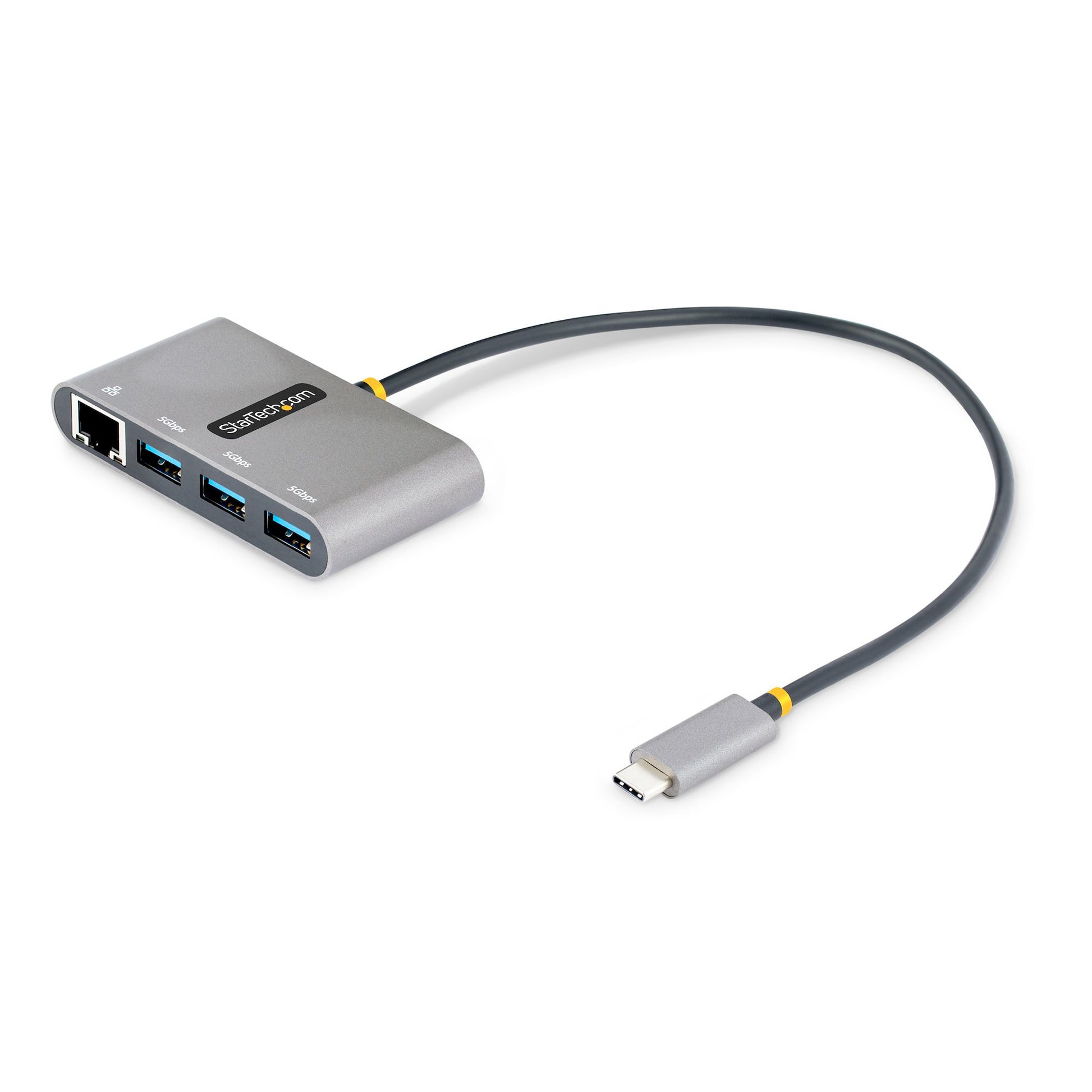 StarTech.com HB30C3A1GEA2 laptop dock/port replicator Wired USB 3.2 Gen 1 (3.1 Gen 1) Type-C Gray