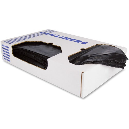Heritage Bag Company  Can Liner, 1.5mil, 33gal, 33"x39", 100/CT, Black-HERX6639AK