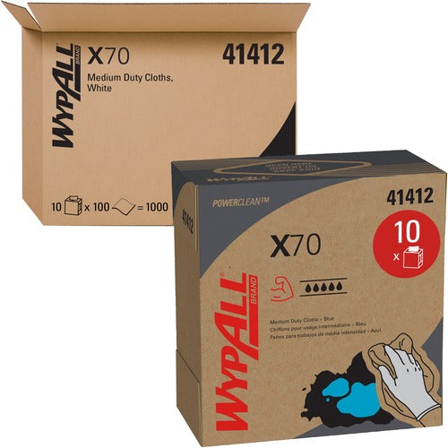 Kimberly-Clark Professional  Paper Towel, X70, 9-1/10"x16-4/5", 100/BX, 10BX/CT, Blue
