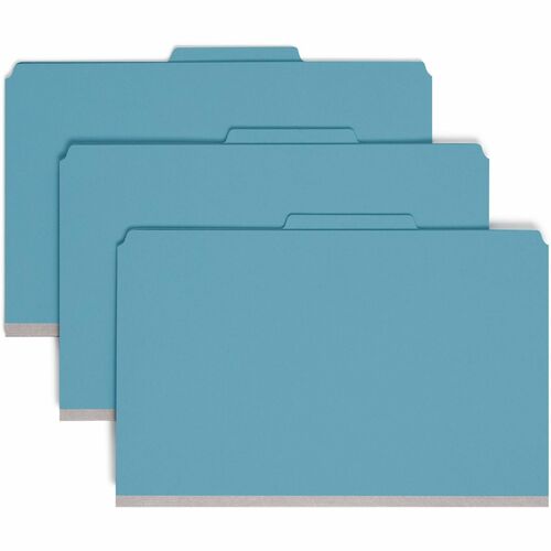 Smead  Classification Folders,2"Exp,2/5 Tab,2 Div,Legal,10/BX, BE
