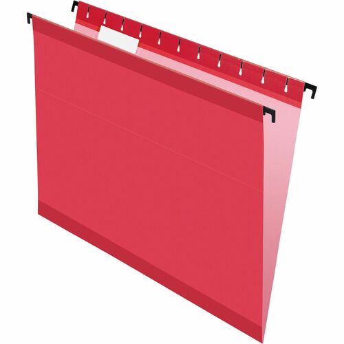 Pendaflex  Hanging File Folders,1/5 Tabs,Letter,20/BX,Red