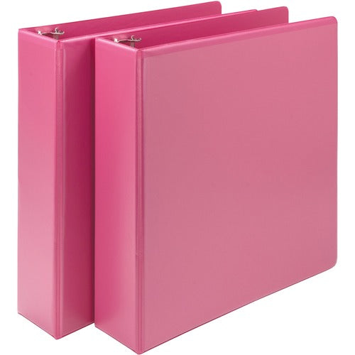 Samsill  Presentation Binder, 11"x8-1/2", 2" Cap, 2/PK, Berry