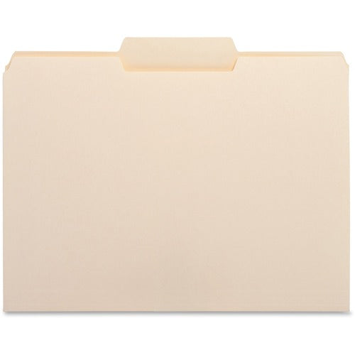 Business Source  File Folder,1/3 Center Tab,1-Ply,3/4" Exp.,Ltr,100/BX,MLA