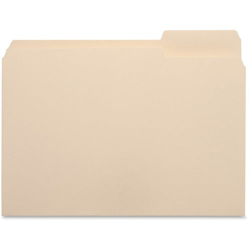 Business Source  File Folder,1/3 Cut Right Tab,1-Ply,3/4" Exp.,Ltr,100/BX,MLA