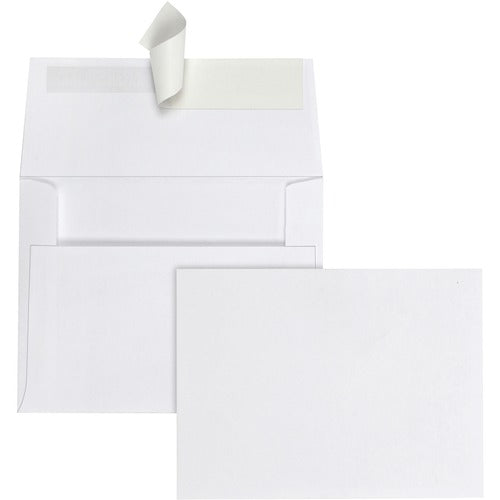 Quality Park  Card/Invite Envelopes,1/4 Fold,24lb.,4-3/8"x5-3/4",100/BX,WE