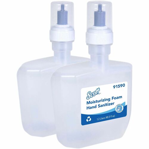 Kimberly-Clark Professional  Hand Sanitizer Refill, Foam, f/Dispensers, 1200ml, 2/CT, CL