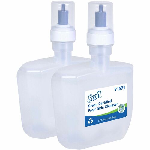 Kimberly-Clark Professional  Skin Cleanser Refill, Foam, Dye-Free, 1200ml, 2/CT, CL