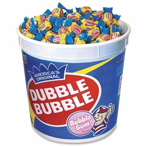 Tootsie  Double Bubble Bubble Gum, Individually Wrapped, 300 Pc Tub