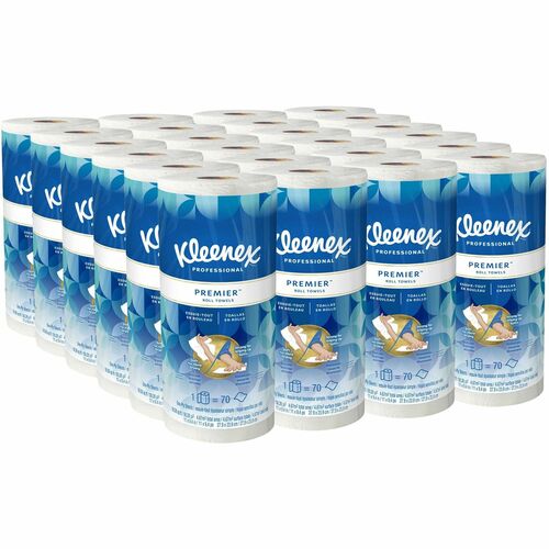 Kimberly-Clark Professional  Roll Towels, 10-2/5"x11", 70 Sh/RL, 24 RL/CT, White