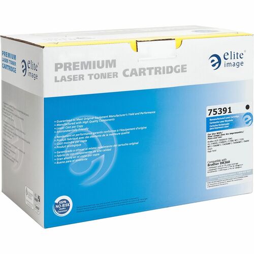 Elite Image  Replacement Drum, 12,000 Page Yield, Black-ELI75391