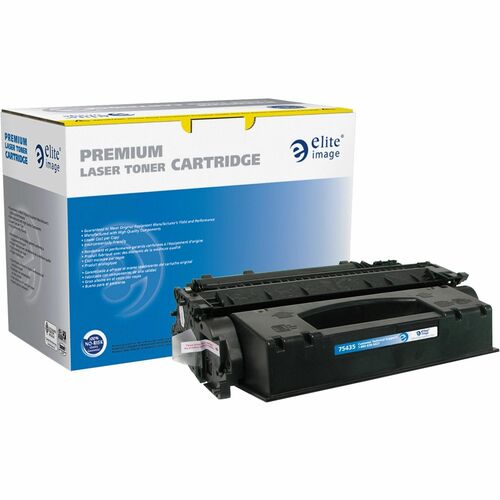 Elite Image  Toner Cartridge, 6500 Page Yield, Black-ELI75435
