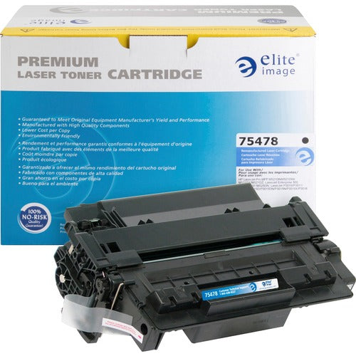 Elite Image  Toner Cartridge, 6000 Page Yield, Black-ELI75478