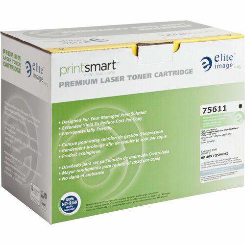 Elite Image  Toner Cartridge, 10000 Page Yield, Black-ELI75611