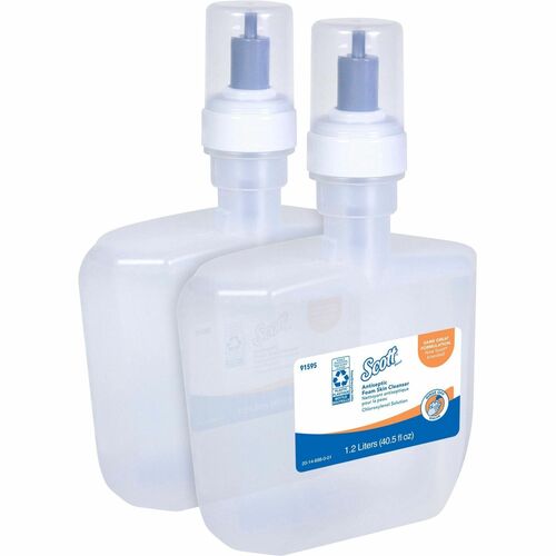 Kimberly-Clark Professional  Skin Cleanser, Foam, Unscented, Antiseptic, 40.5oz, 2/CT, CL
